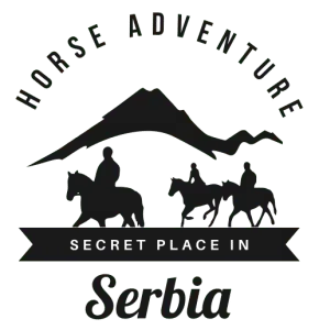 Rider enjoying a scenic horseback tour in the Serbian mountains